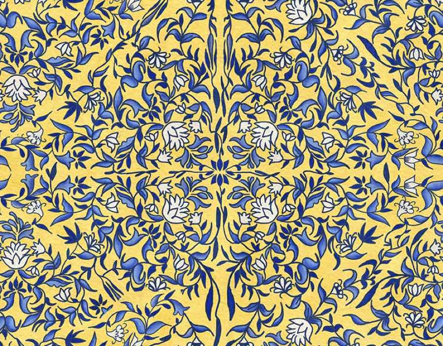 Jaipur Florals repeat pattern
