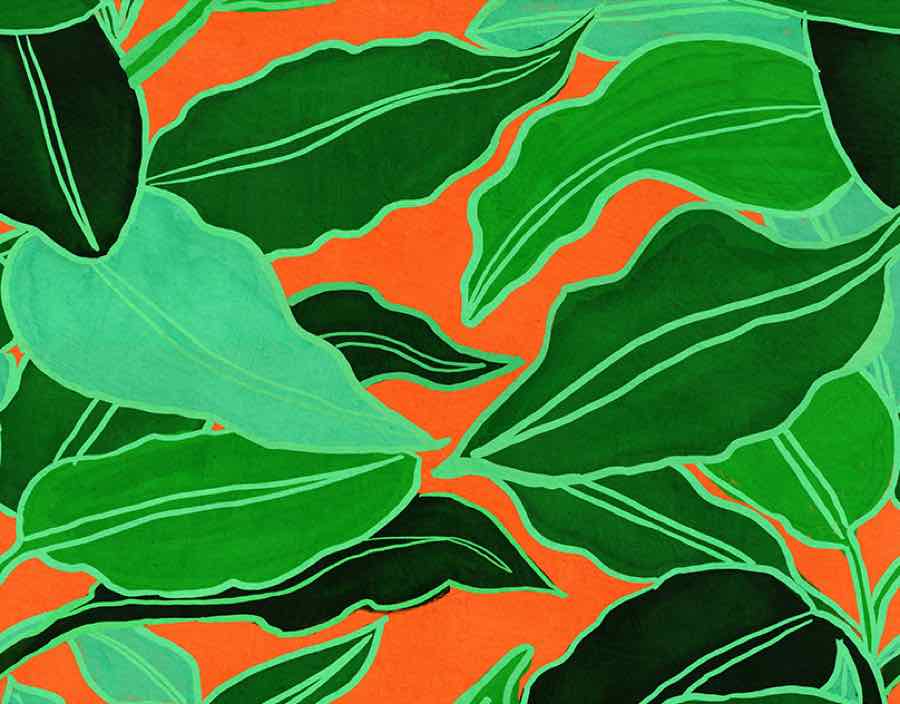 Tropical Botanicals repeat pattern