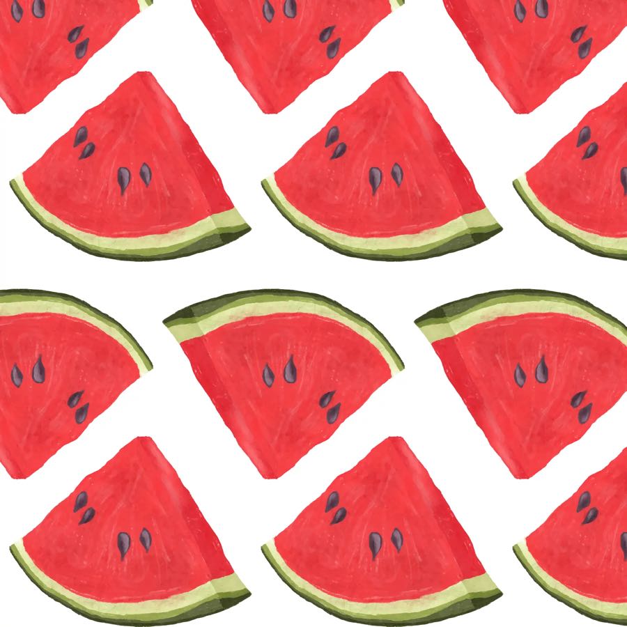 Watermelon slices repeat pattern